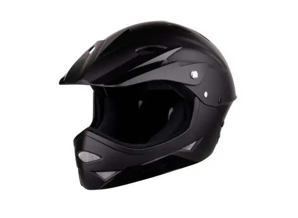 Force Downhill Junior kask czarny matowy