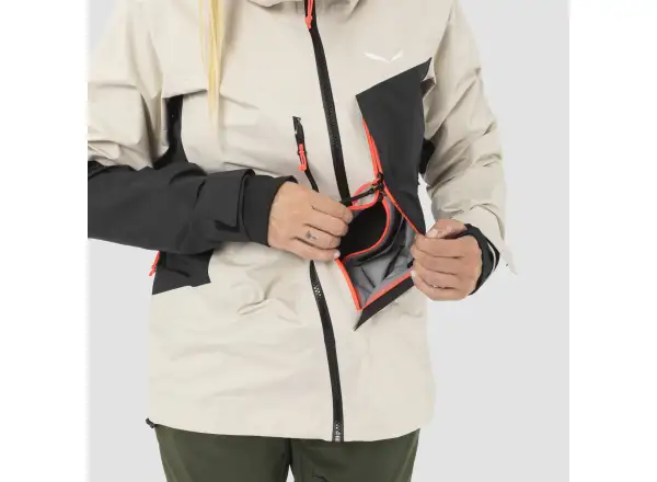 Salewa Sella 3L Powertex damska kurtka Oatmeal/0910