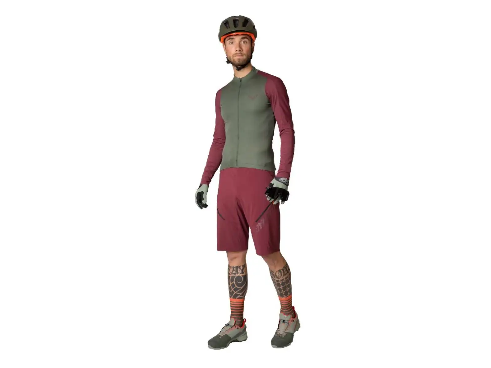 Dynafit Ride Light Dynastretch męskie szorty rowerowe bez wkładki Burgundy
