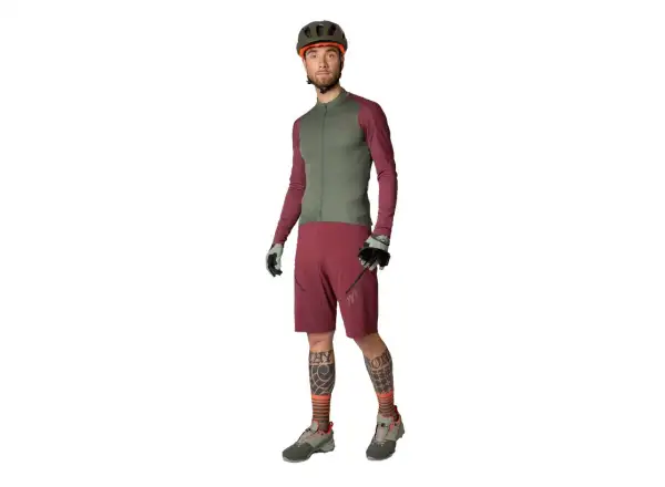 Dynafit Ride Light Dynastretch męskie szorty rowerowe bez wkładki Burgundy