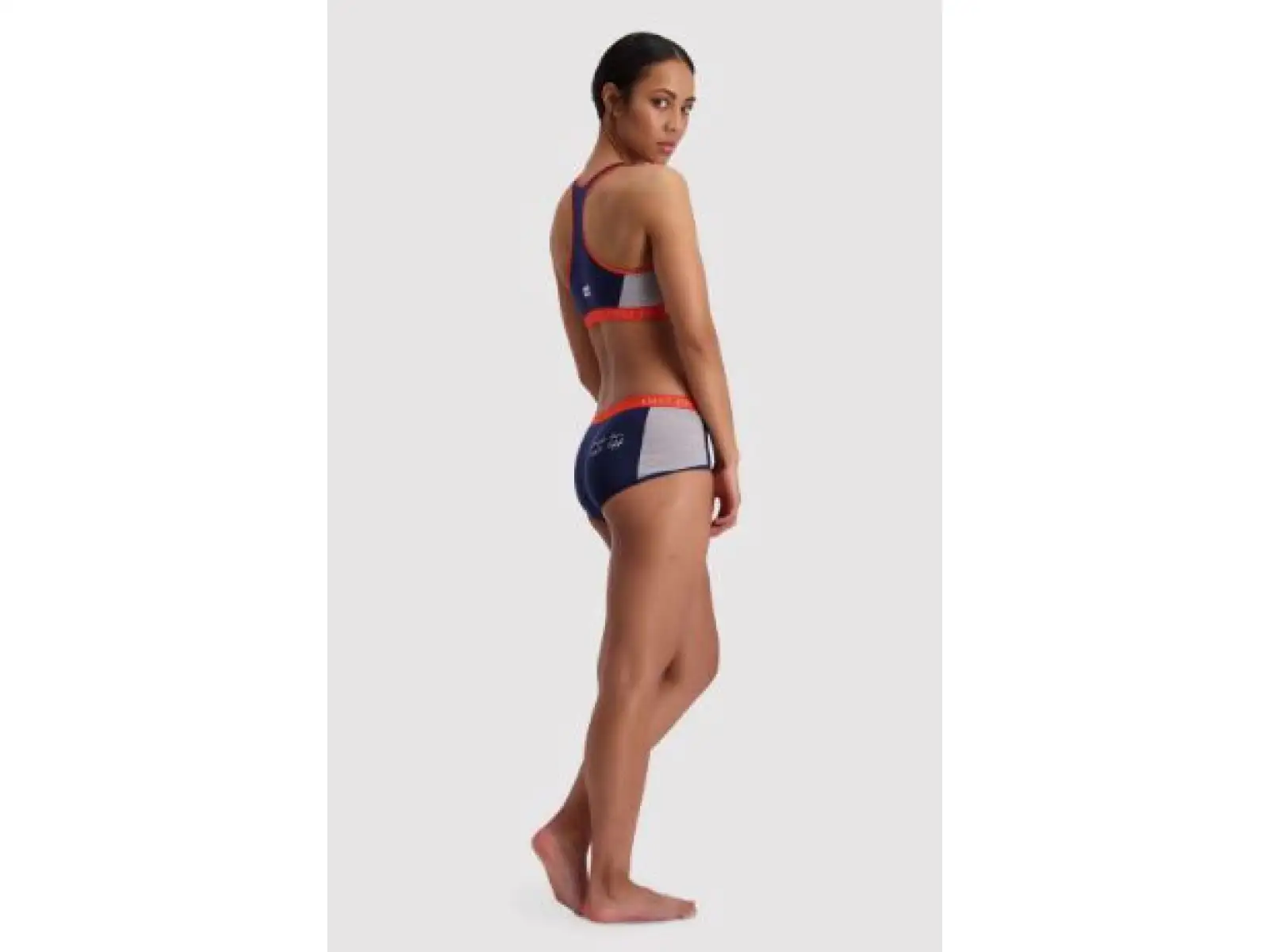 Mons Royale Sierra Sports stanik Navy/Orange Smash