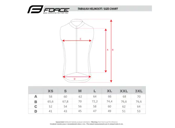 Force Windpro kamizelka rowerowa pomarańczowa