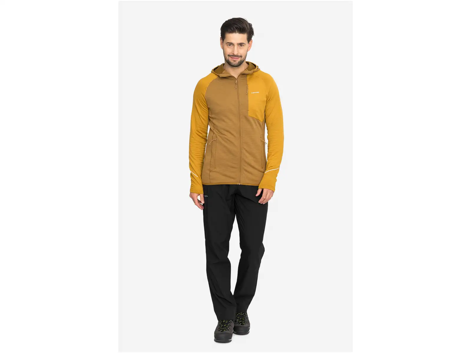 Viking Birger męska bluza Brown/Yellow