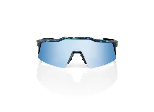 100% Speedcraft SL okulary Black Holographic/HiPER Blue Multilayer Mirror