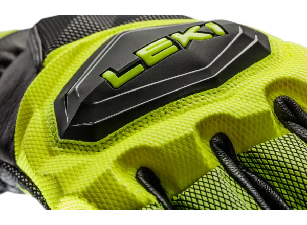 Leki WCR Venom SL 3D wyścigowe rękawice Black-Ice Lemon