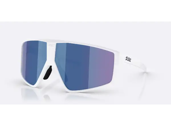 Bliz P002 okulary przeciwsłoneczne Matte White/Smoke Blue Multi