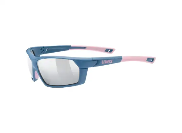 Uvex Sportstyle 225 okulary Blue Mat Rose/Lit