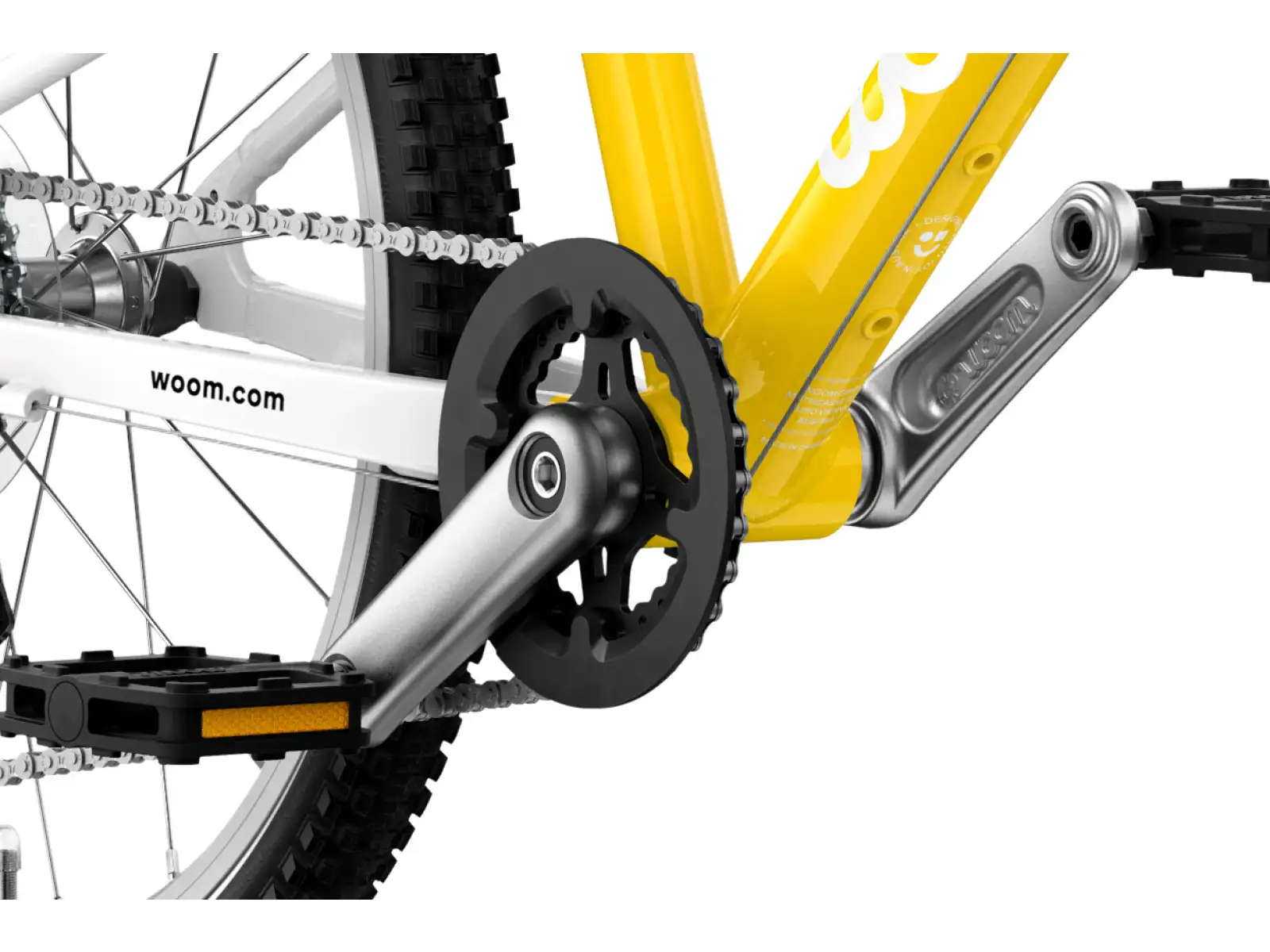 Woom GO 4 rower dziecięcy 20" Vibrant Yellow