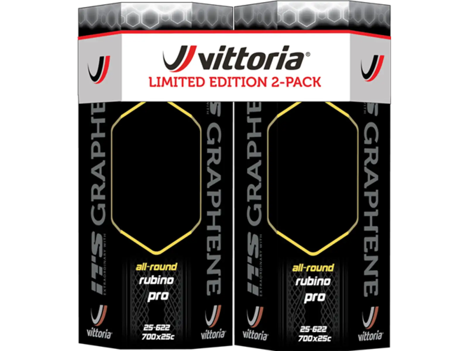 Vittoria Rubino Pro IV G2.0 Twin Pack 2-pack opona pocztowa kevlar + 2x dętki