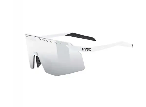 Uvex Pace Stage okulary rowerowe White matt/Mirror Silver