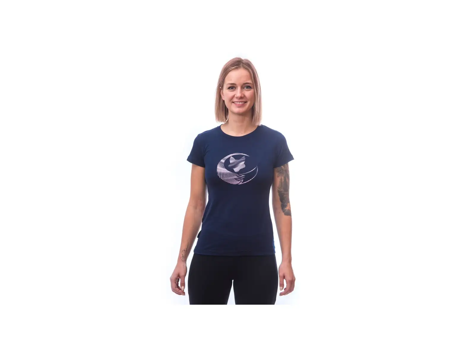 Sensor Merino Active PT Fox damska koszulka krótki rękaw Deep Blue