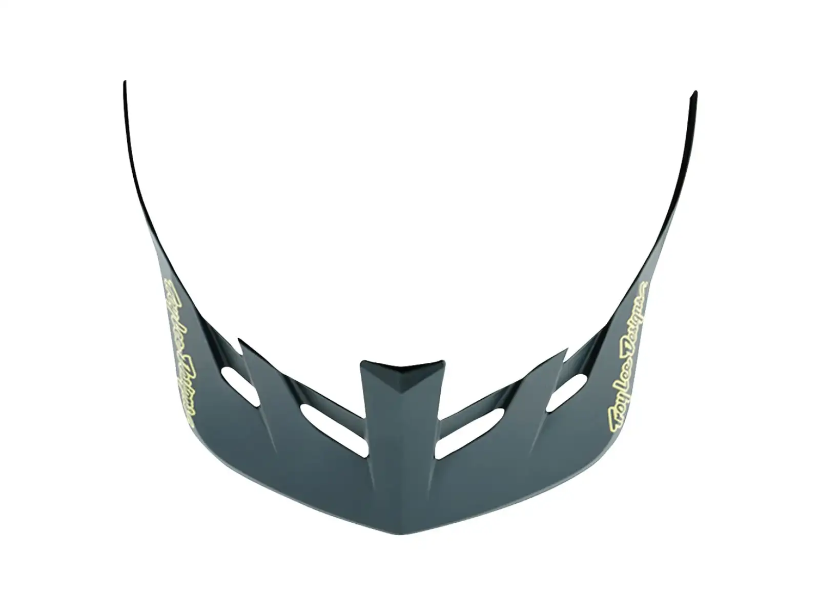 Troy Lee Designs Flowline SE kask Badge Gray/GLO Yellow