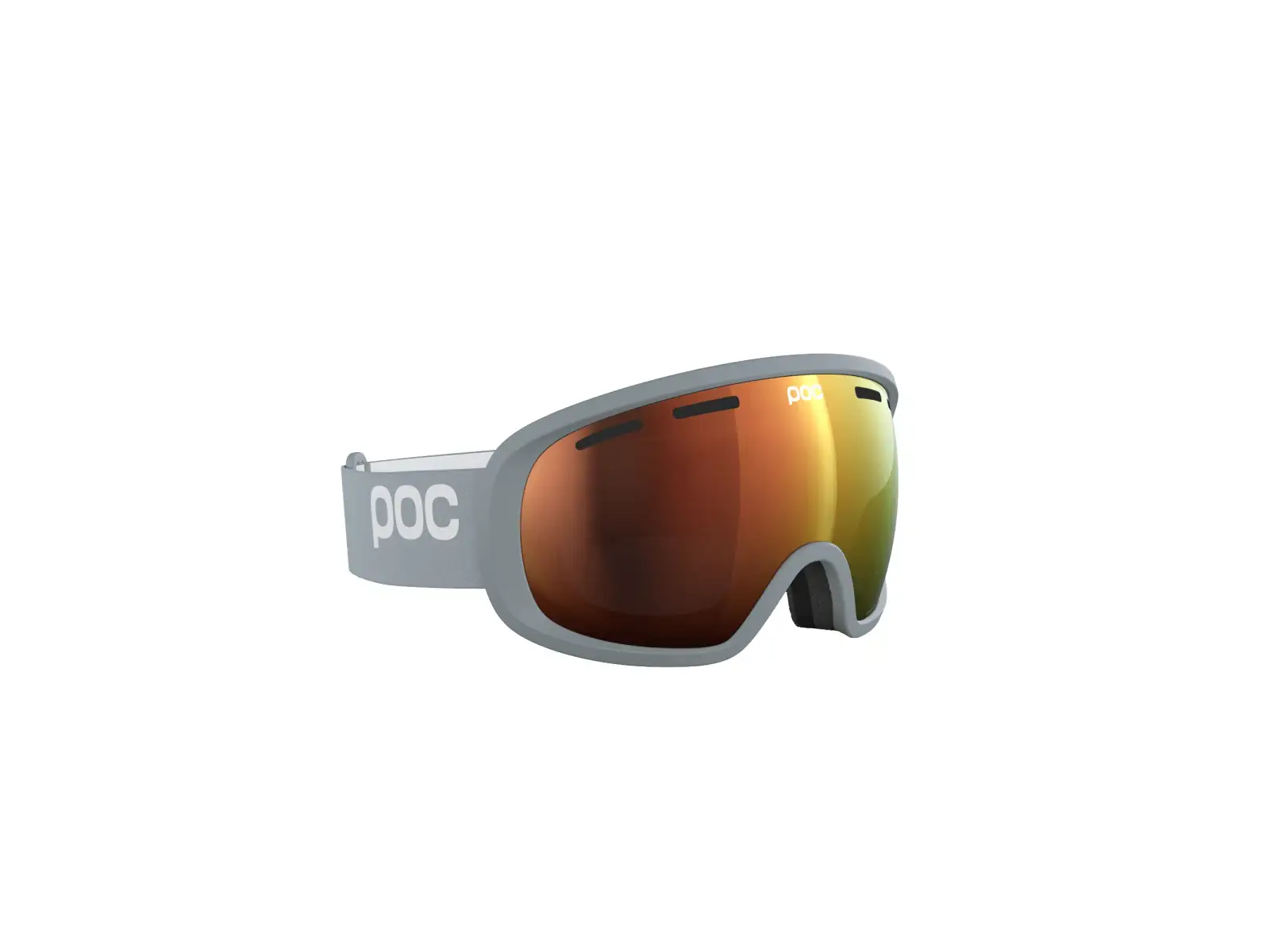 POC Fovea WF gogle narciarskie Granite Grey/Partly Sunny Orange