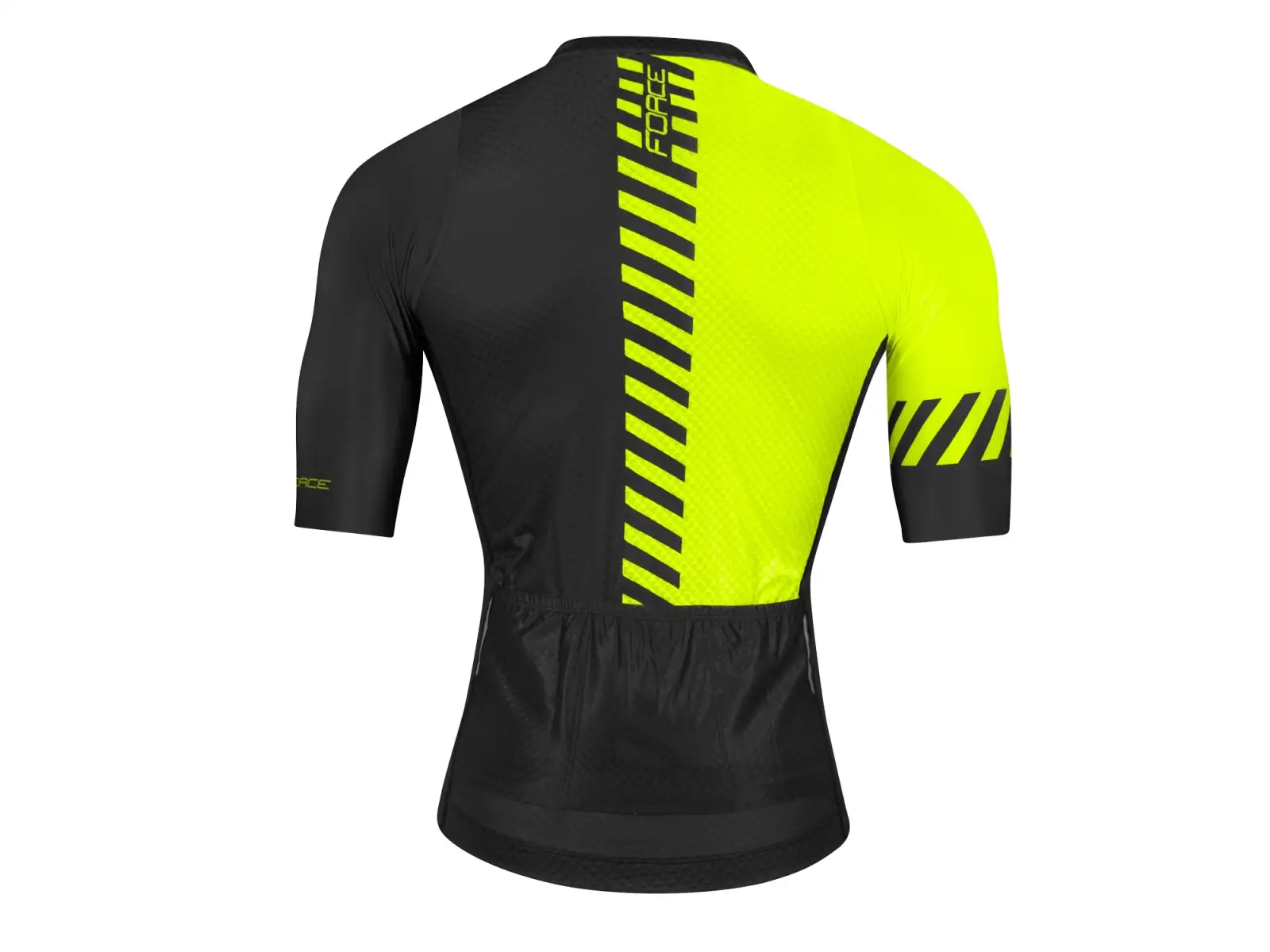 Force Fashion koszulka męska czarna-fluo
