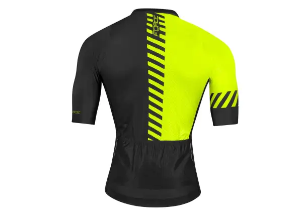 Force Fashion koszulka męska czarna-fluo