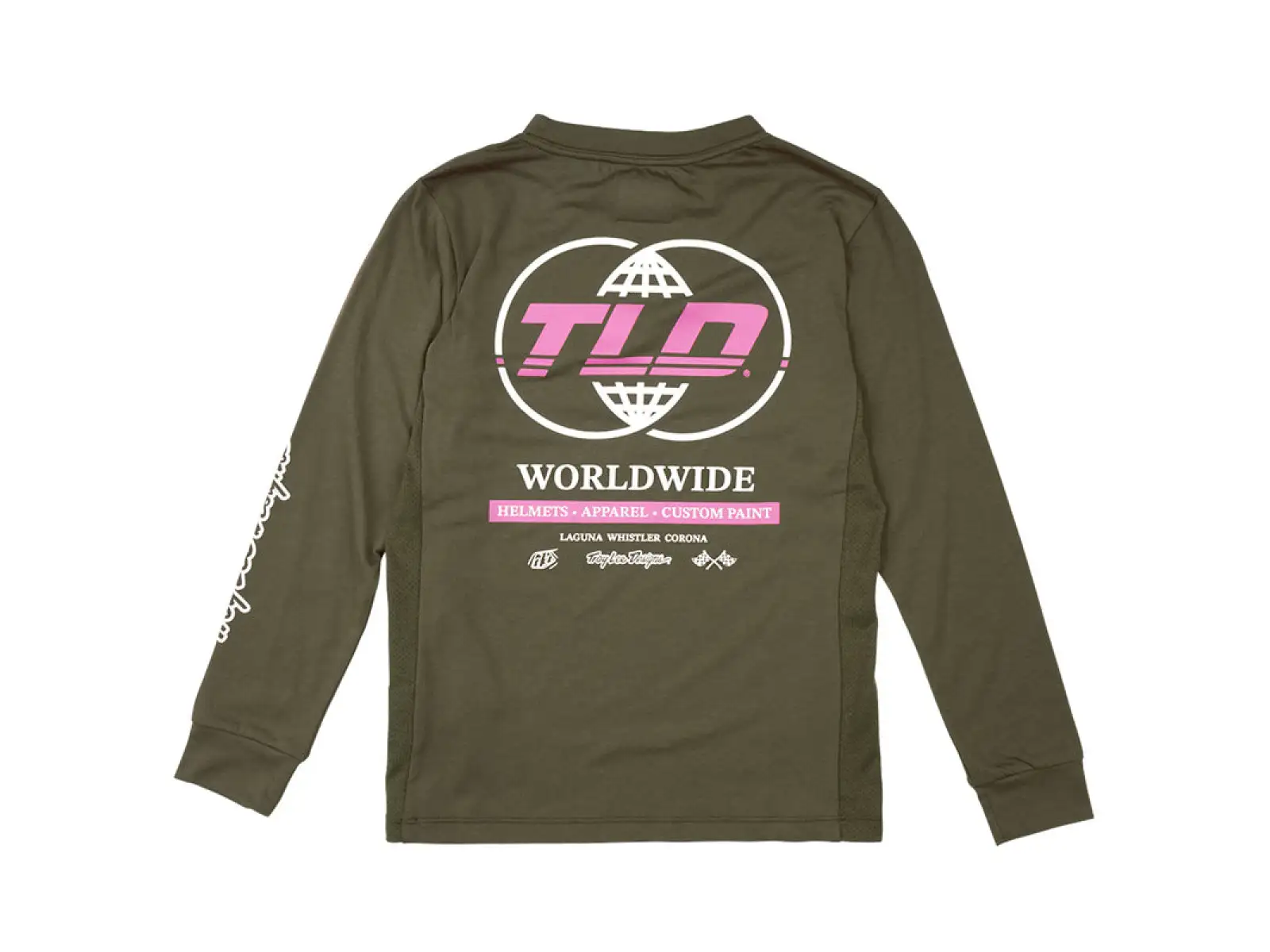 Troy Lee Designs Skyline Ride Tee dziecięca koszulka z długim rękawem Worldwide Caper