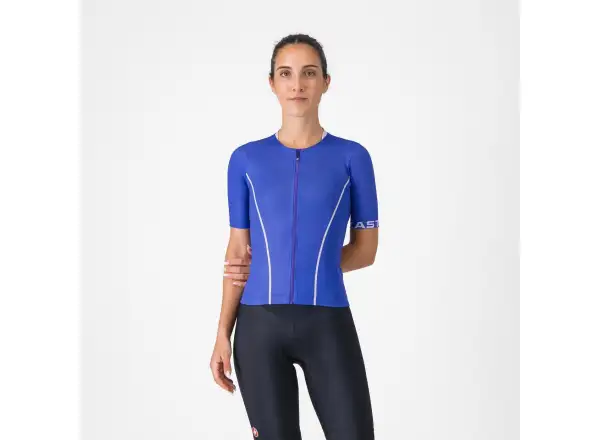 Castelli Anima Flow damska koszulka Ultraviolet/Purple Mist