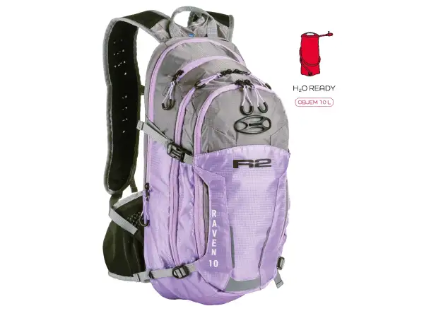 R2 Raven plecak sportowy 10l liliowy fioletowy/czarny