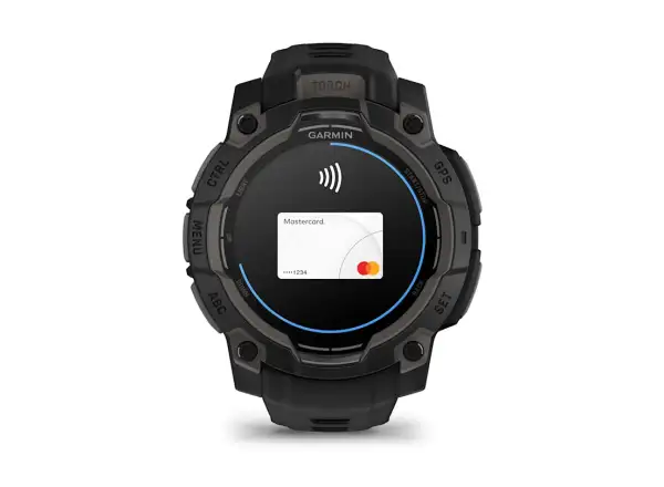 Garmin Instinct 3 Amoled 45 mm inteligentny zegarek Black/Black pasek