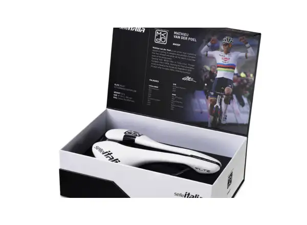 Selle Italia FLITE Boost Superflow Kit Carbon MVDP Edition L3 Carbon +10 mm siodło biała