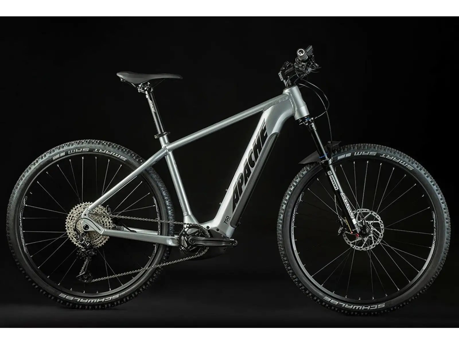 Apache Hupahu 1 750Wh rower elektryczny górski srebrna