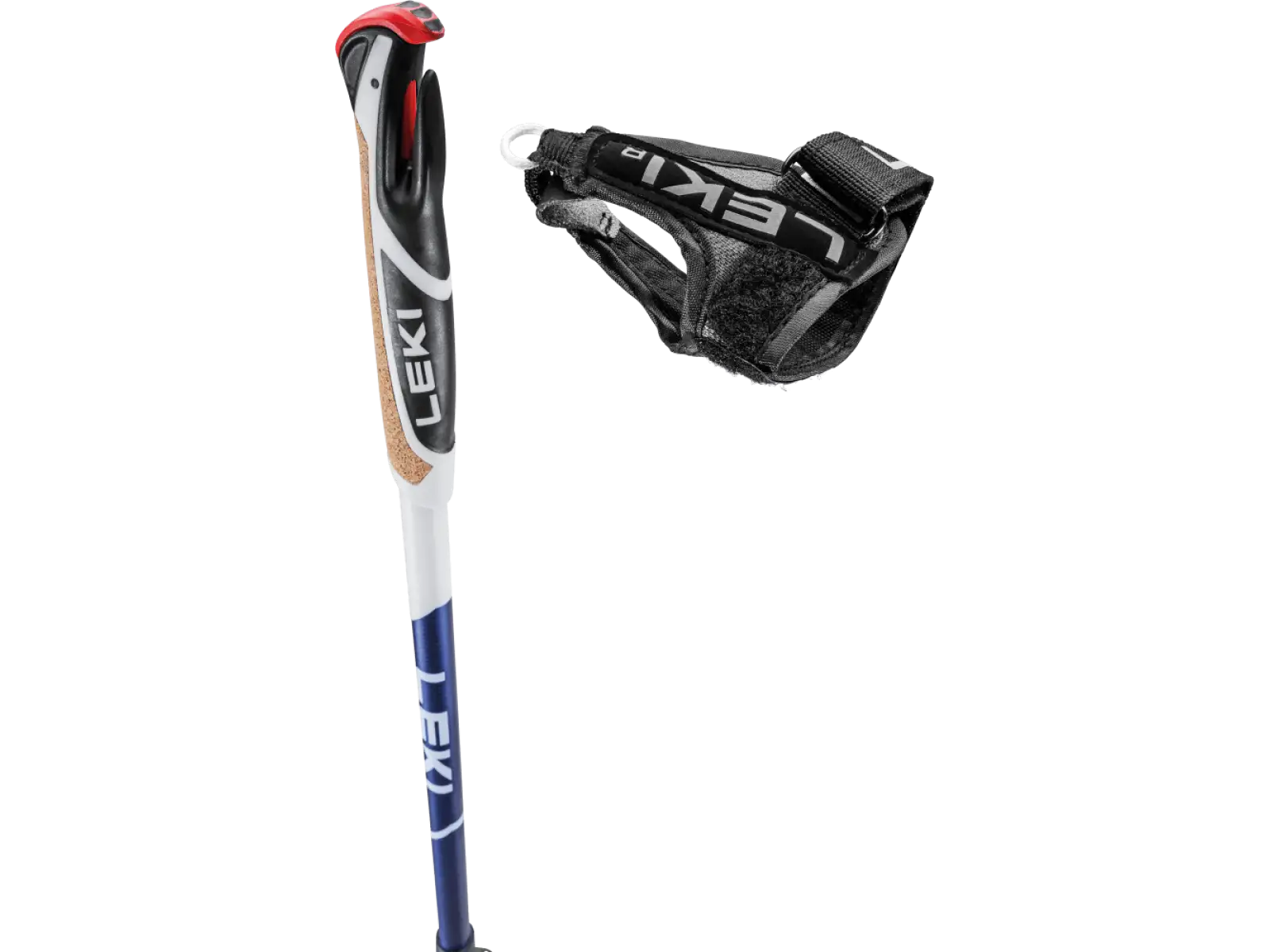 Leki Smart Supreme kije trekkingowe Midnightblue/White roz. 100-130 cm
