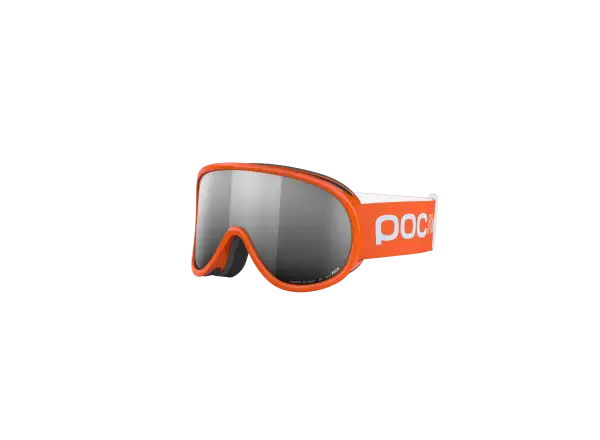 POC POCito Retina dziecięce gogle narciarskie Fluorescent Orange/Partly Sunny Silver