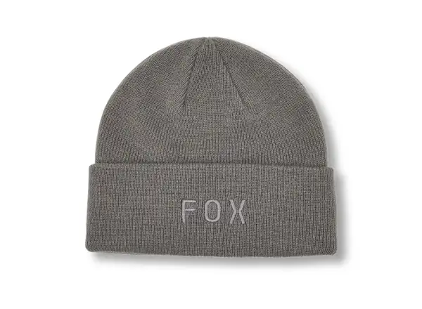 Fox Wordmark Beanie damska czapka Pewter