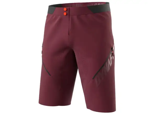 Dynafit Ride Light Dynastretch męskie szorty rowerowe bez wkładki Burgundy
