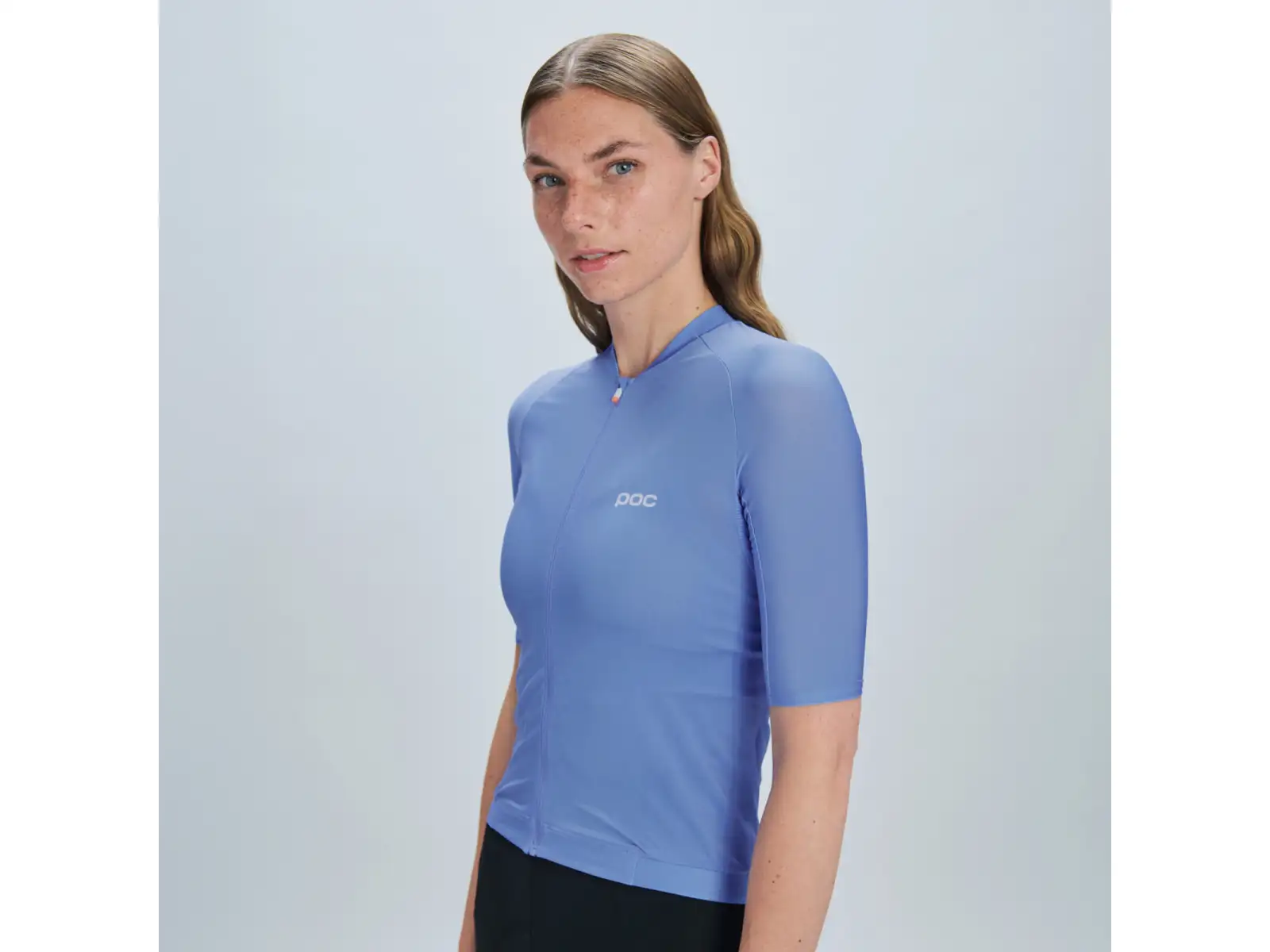 POC Pristine damski dres krótki rękaw Bazzite Blue