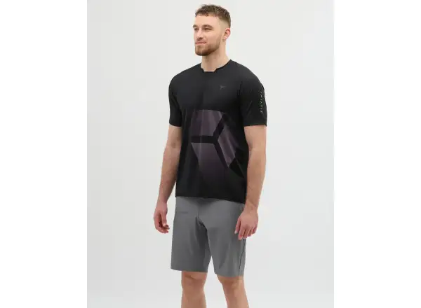 Silvini Gallo męska luźna koszulka z krótkim rękawem Black/Grey