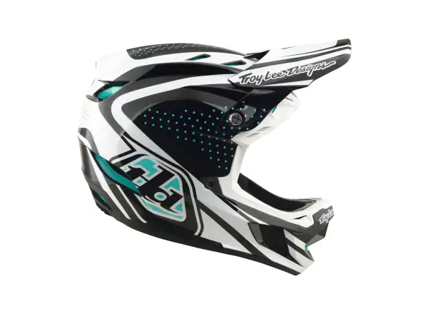 Troy Lee Designs D4 Composite MIPS kask Crest Real Teal