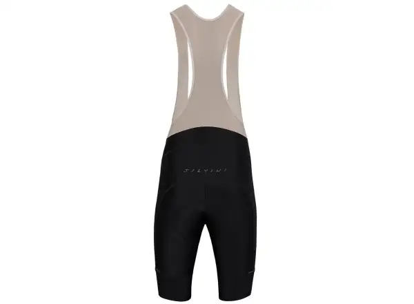 Silvini Suela Bib damskie szorty z szelkami i wkładką Black/Cream