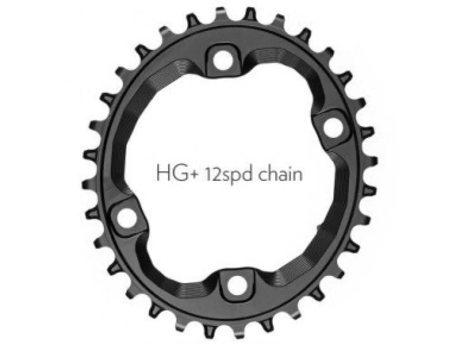 Absolute Black XT M8000 BCD96 OVAL zębatka HG+12sp.