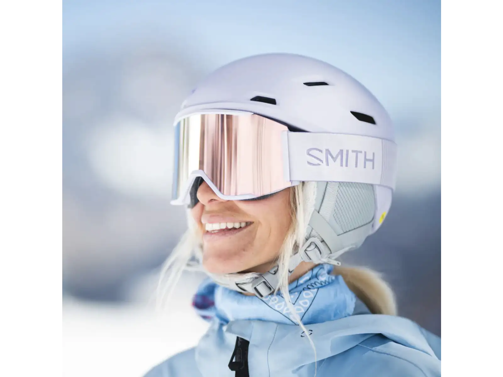 Smith Descend MIPS kask narciarski Matte Lunar Fog Spires
