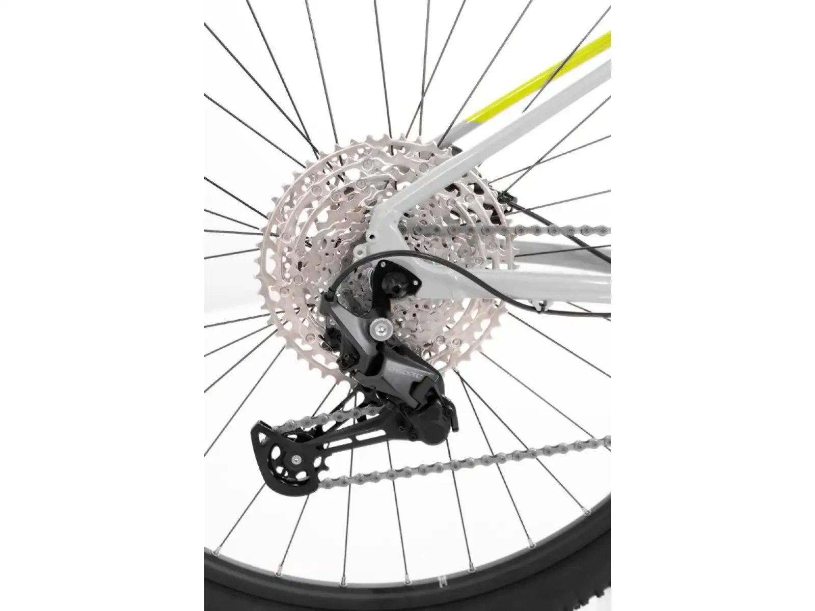 Rock Machine Torrent 60-29 gloss light grey/dark grey/yellow rower górski