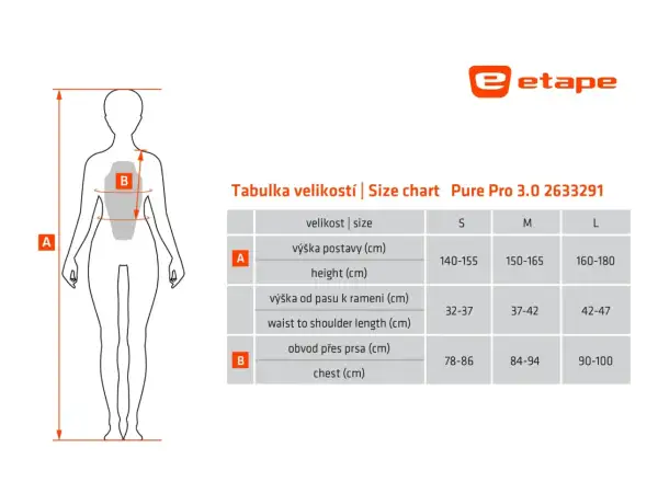 Etape Pure Pro 3.0 damski ochraniacz kręgosłupa