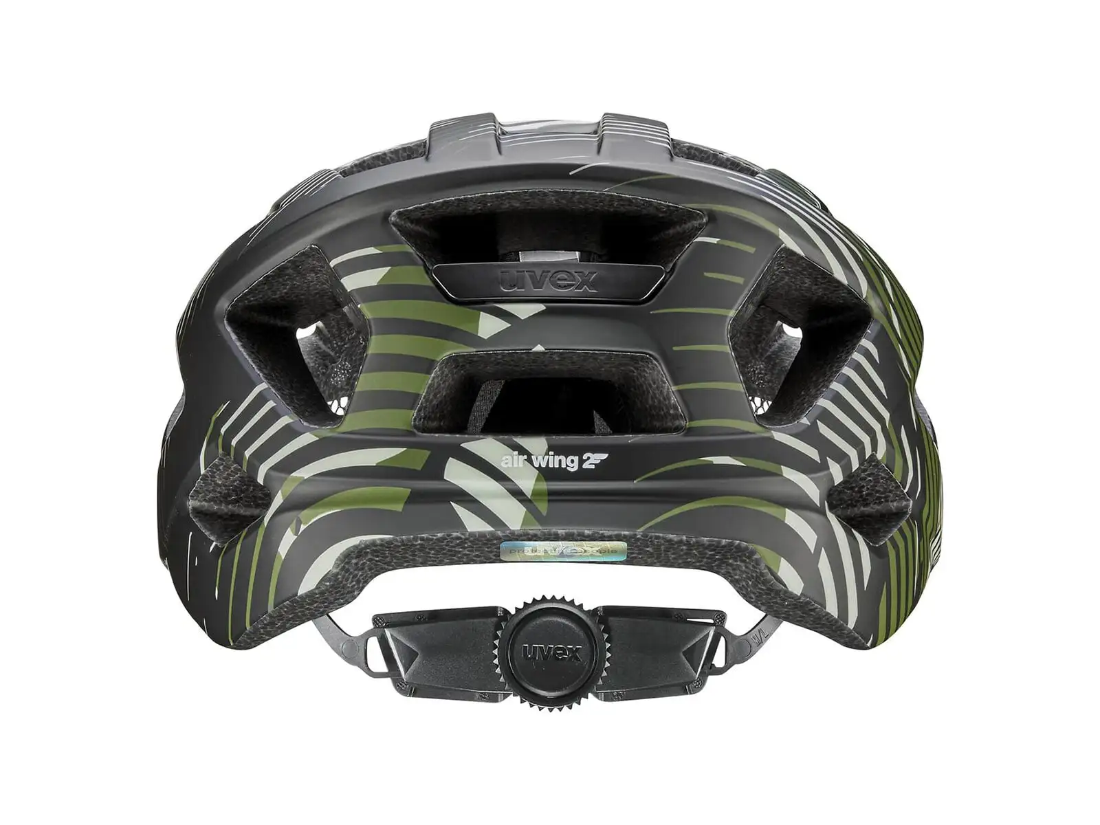 Uvex Air Wing 2 CC kask dziecięcy Dark Olive-Black Matt