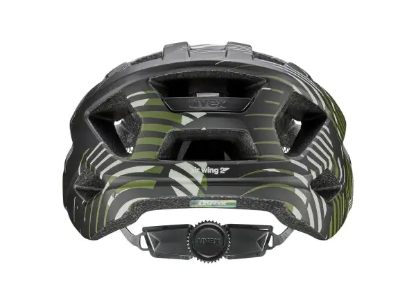 Uvex Air Wing 2 CC kask dziecięcy Dark Olive-Black Matt