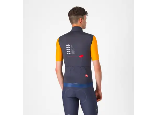 Castelli Espresso R-A/D męska kamizelka Smoky Gray