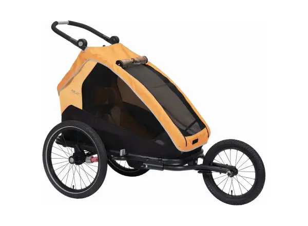 XLC MONOs BS-C09 dziecięcy przyczepka rowerowa 20" Marigold/Anthrazit