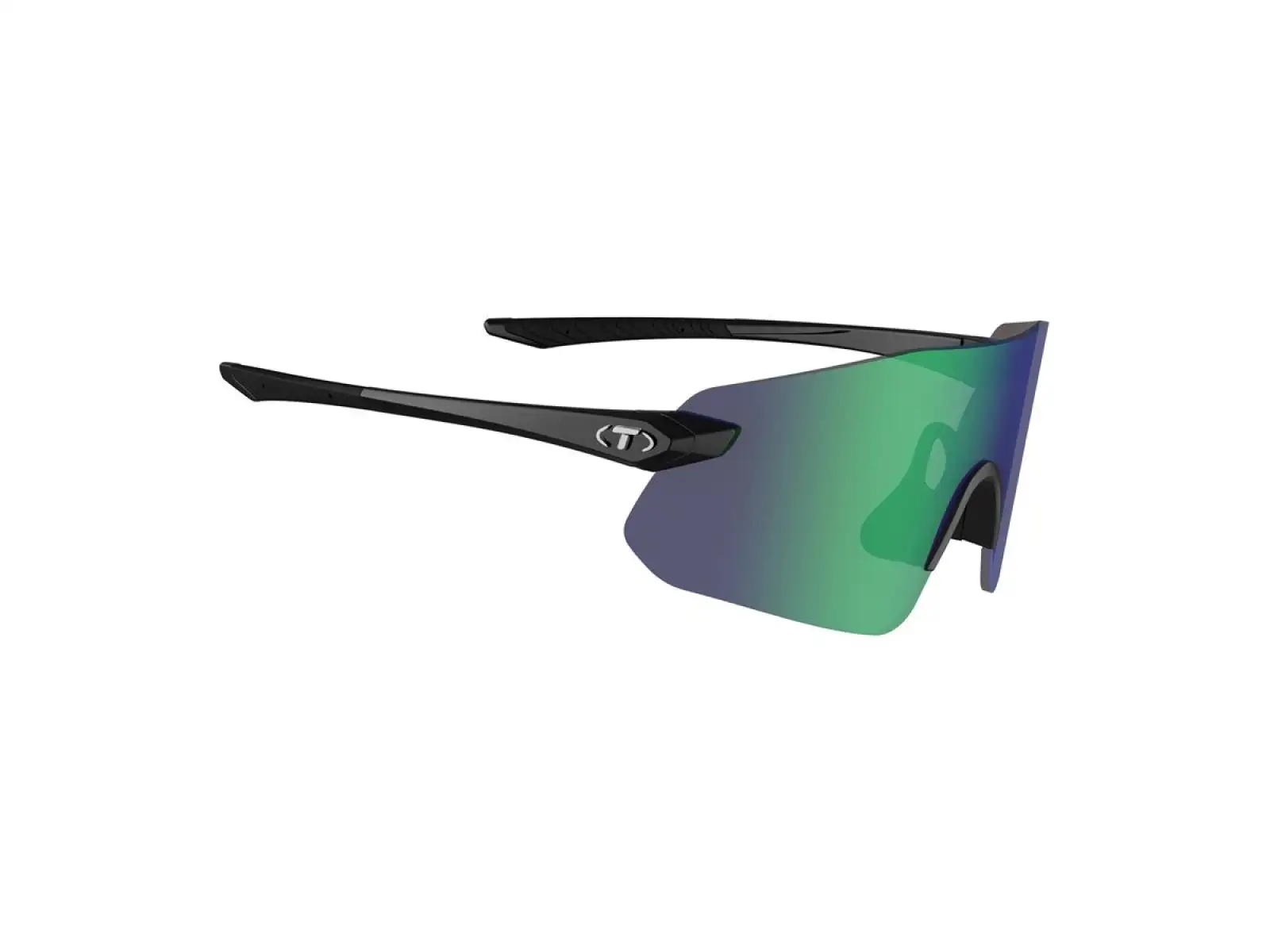 Tifosi Vogel SL sportowe okulary Gloss Black/Smoke Green Mirror