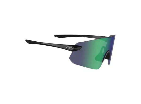 Tifosi Vogel SL sportowe okulary Gloss Black/Smoke Green Mirror
