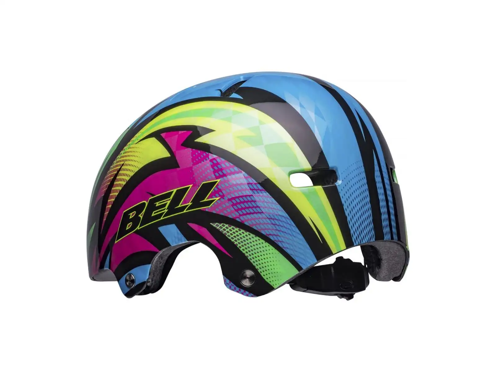 Bell Span kask Blue/Magenta Psycho