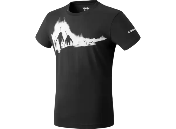 Dynafit Graphic Cotton męska koszulka z krótkim rękawem black out/ascent