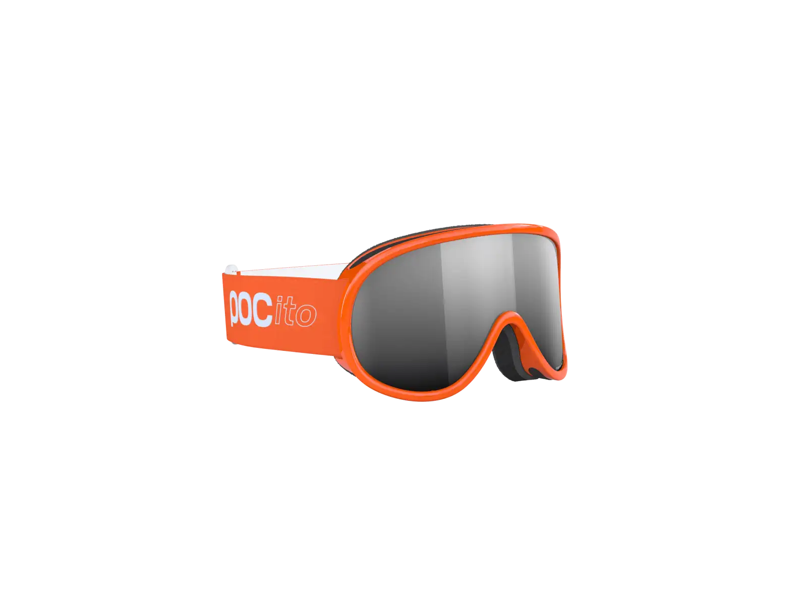 POC POCito Retina dziecięce gogle narciarskie Fluorescent Orange/Partly Sunny Silver