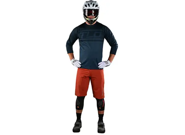 Troy Lee Designs Ruckus męska koszulka rowerowa 3/4 rękaw dark slate
