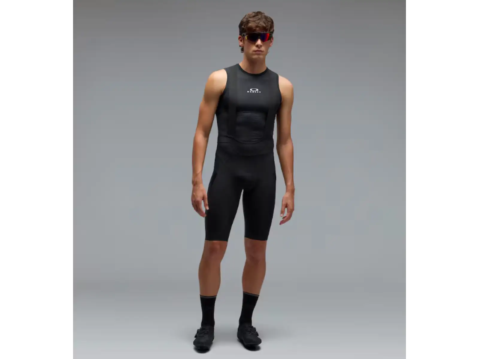 Oakley Endurance męskie spodenki z wkładką i szelkami Pitch Black