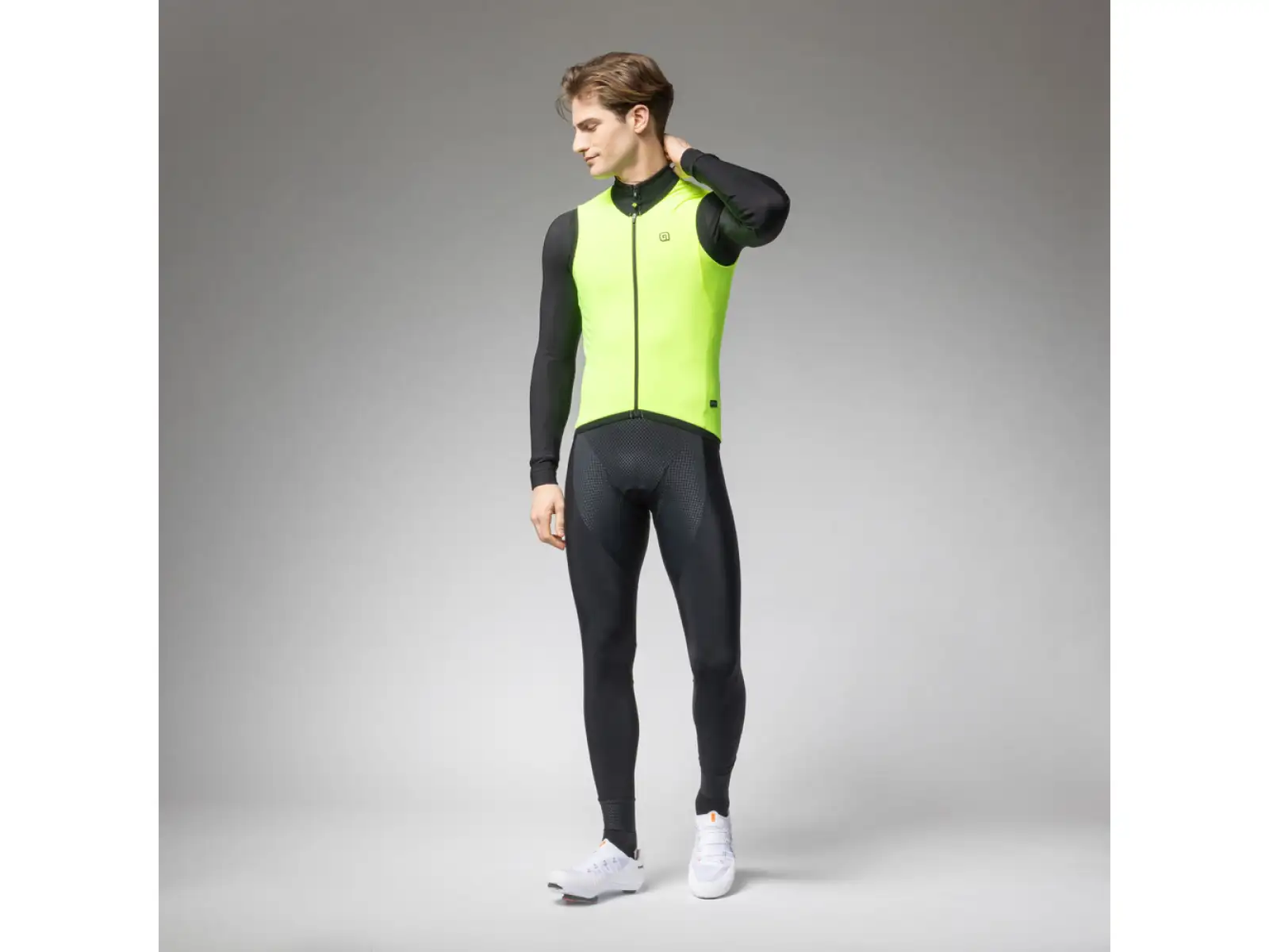 Alé PR-E Thermo 2.0 męska kamizelka rowerowa Fluo Yellow
