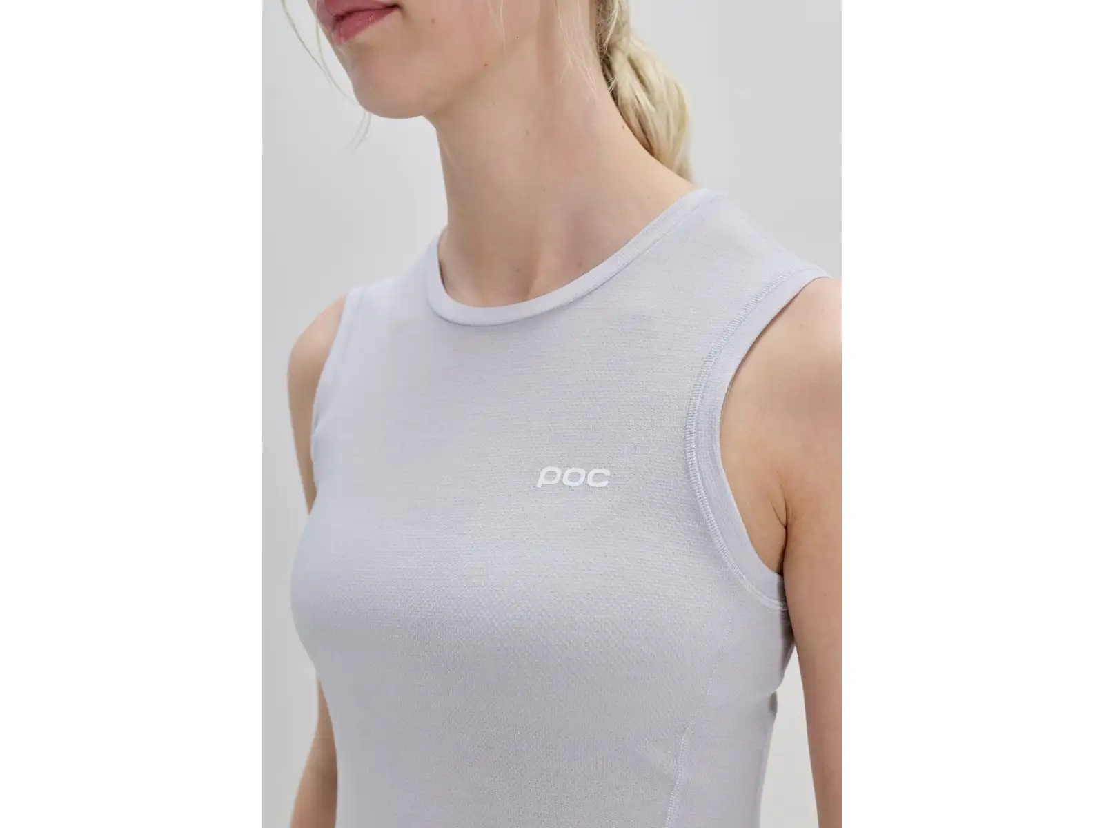 POC Layer Mid damska koszulka bazowa bez rękawów Granite Grey